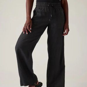 Athleta Cabo Linen Wide Leg Pant